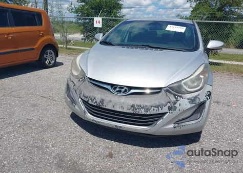 2015 Hyundai Elantra Se из США, поврежденный, VIN KMHDH4AE3FU378774